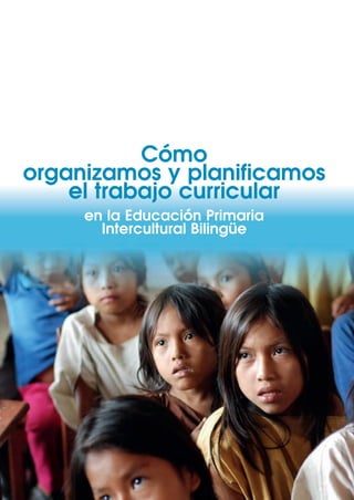 Cómo
organizamos y planificamos
el trabajo curricular
en la Educación Primaria
Intercultural Bilingüe
 