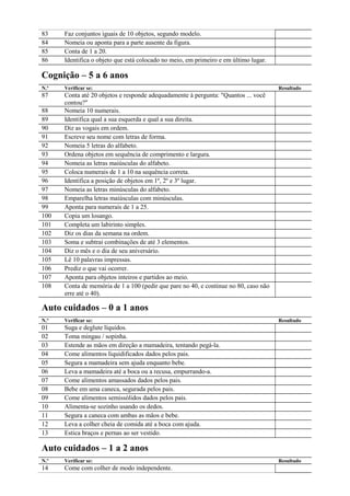 Portage Checklist.pdf Guia Portage de Educação Pré-Escolar A escala Portage para avaliação e ...