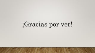 ¡Gracias por ver!
 