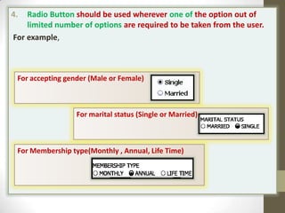 Gui application development guidelines | PPSX