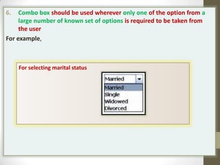 Gui application development guidelines | PPSX