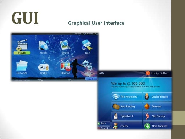 Gui application development guidelines