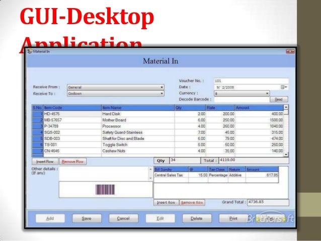 Gui application development guidelines