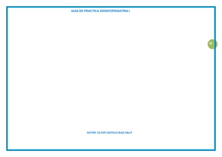 GUIA DE PRACTICA ODONTOPEDIATRIA I
AUTOR: CD.ESP.CASTILLO BLAZ SALLY
35
 