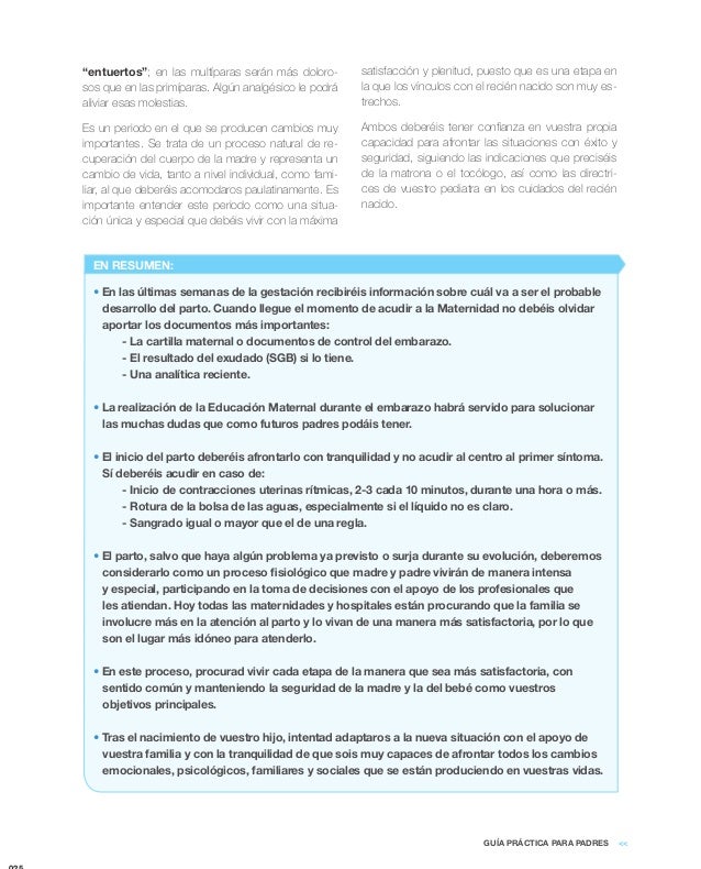 Añosaep Guía Hasta Para Desde Los Práctica 3 Nacimiento Padres El PkXiZu