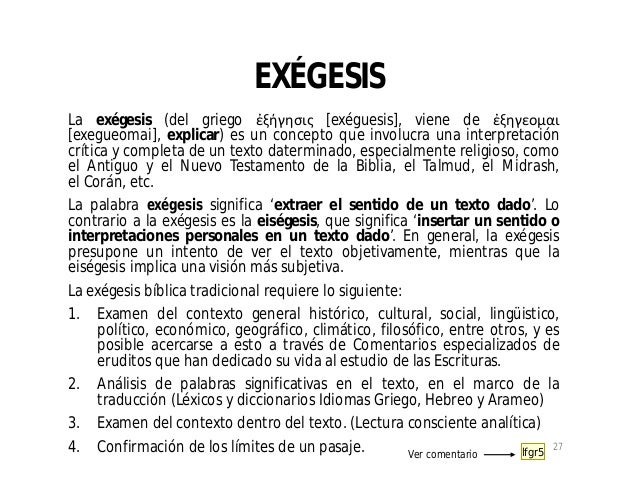 Interprete De Un Texto Especialmente De La Biblia