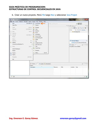 Guia practica secuenciales eclipse java 01 | PDF
