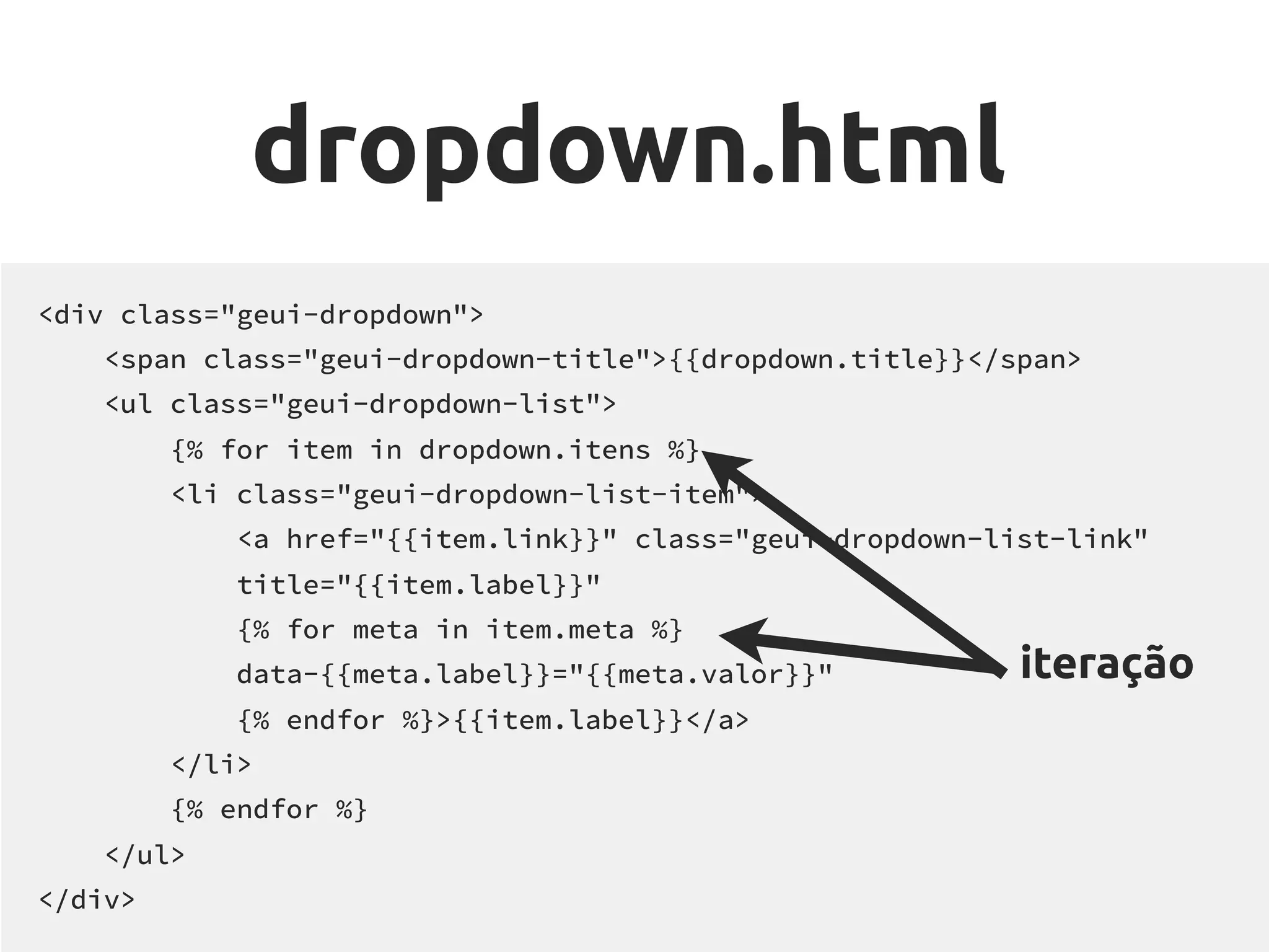 NÃO QUER
CRIAR UM PADRÃO?
 