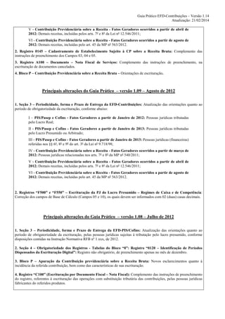 SPED - EFD-Contribuições - Novo Guia Prático 1.14