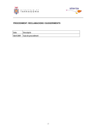 Guia Procediment Reclamacions