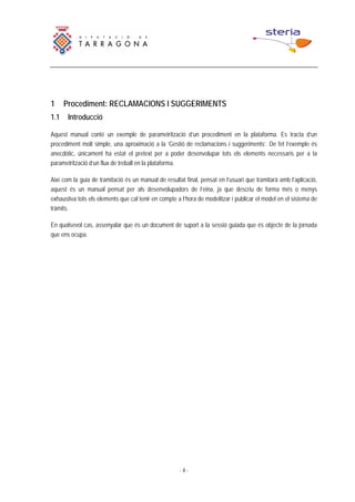 Guia Procediment Reclamacions