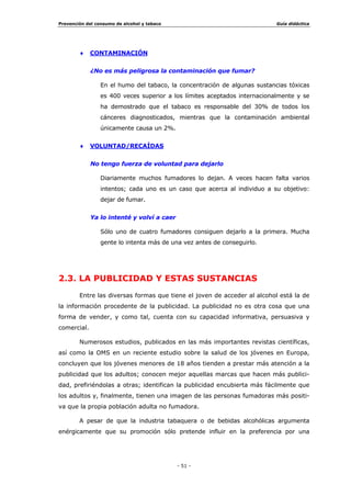 (YDOXDFLyQ GHO 3URFHVR
(VWD HYDOXDFLyQ QRV SHUPLWLUi UHFRJHU LQIRUPDFLyQ VREUH HO
IXQFLRQDPLHQWR GHO SURHFWR 3DUD HOOR SUHVHQWDPRV DOJXQRV
LQGLFDGRUHV
 3DUWLFLSDFLyQ GH ORV GLVWLQWRV VHFWRUHV GH OD FRPXQLGDG
HGXFDWLYD
 3URIHVRUDGR
,PSOLFDFLyQ GHO FODXVWUR
¢4Xp JUDGR GH FRRUGLQDFLyQ H[LVWH HQWUH ORV
FLFORV HGXFDWLYRV
¢4Xp JUDGR GH LQWHUpV  SDUWLFLSDFLyQ H[LVWH
HQ HO SURHFWR
 $OXPQDGR
¢0XHVWUDQ LQWHUpV KDFLD HO SURHFWR
¢3DUWLFLSDQ DFWLYDPHQWH HQ ODV DFWLYLGDGHV
¢([SUHVDQ EXHQ JUDGR GH VDWLVIDFFLyQ
 3DGUHV0DGUHV
¢6H VLHQWHQ PRWLYDGRV  PXHVWUDQ LQWHUpV
KDFLD HO SURHFWR
¢RODERUDQ FXDQGR VH OHV VROLFLWD DXGD
 RODERUDFLyQ GH SHUVRQDV H LQVWLWXFLRQHV H[WHUQDV HQ HO
GHVDUUROOR GHO SURHFWR
¢4Xp LQVWLWXFLRQHV  HQWLGDGHV SDUWLFLSDQ
¢4Xp JUDGR GH SDUWLFLSDFLyQ VH HVWi
REWHQLHQGR
¢([LVWH XQD EXHQD FRRUGLQDFLyQ HQ
DFWLYLGDGHV RUJDQL]DGDV FRQMXQWDPHQWH
 