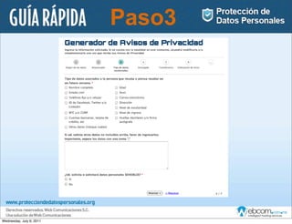 Paso3




Wednesday, July 6, 2011
 