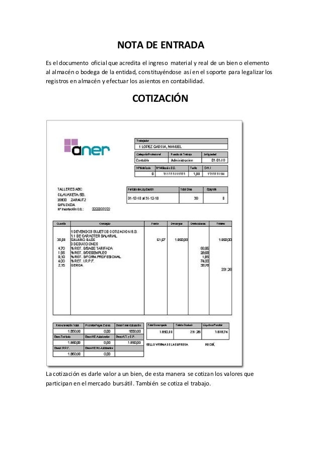 Guía recibo y despacho