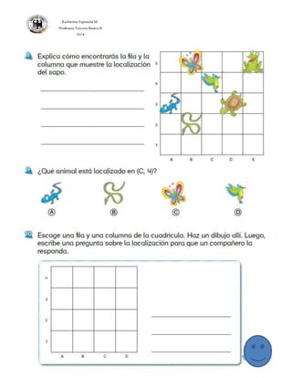 Katherine Espinosa M. 
Profesora Tercero Básico B 
2014 
 