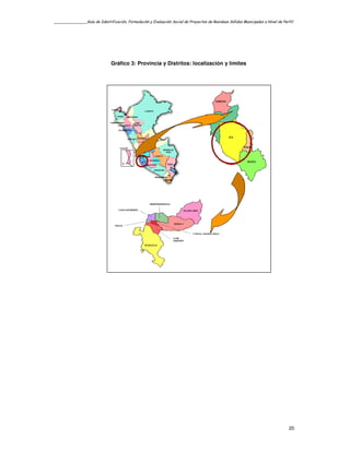 20
Gráfico 3: Provincia y Distritos: localización y límites
 
