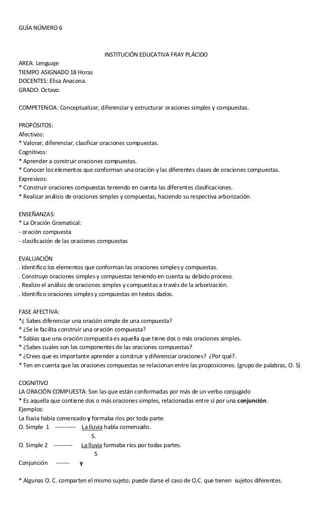 8.º grado sol english guía de estudio