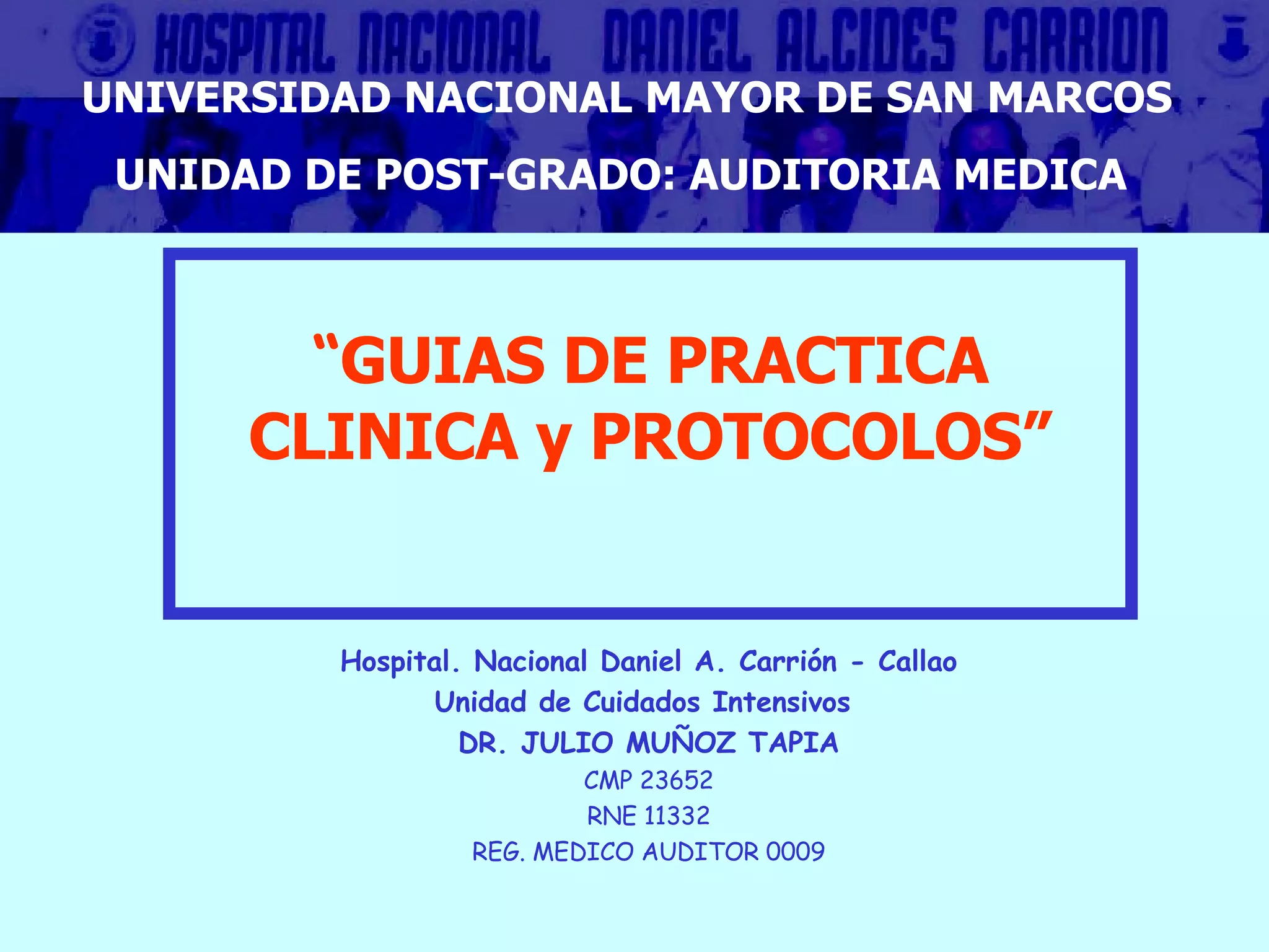 Guias De Practica Clinica | PPT