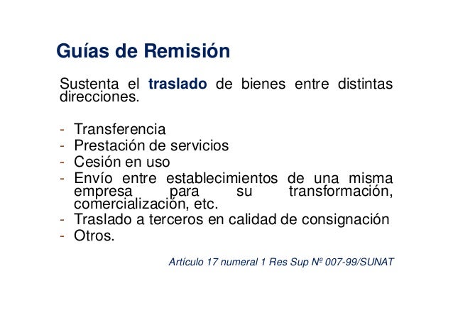 Guias de remision_tratamiento_normativo_y_operativo Guias de remision_tratamiento_normativo_y_operativo