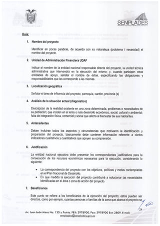 Guia senplades proyectos