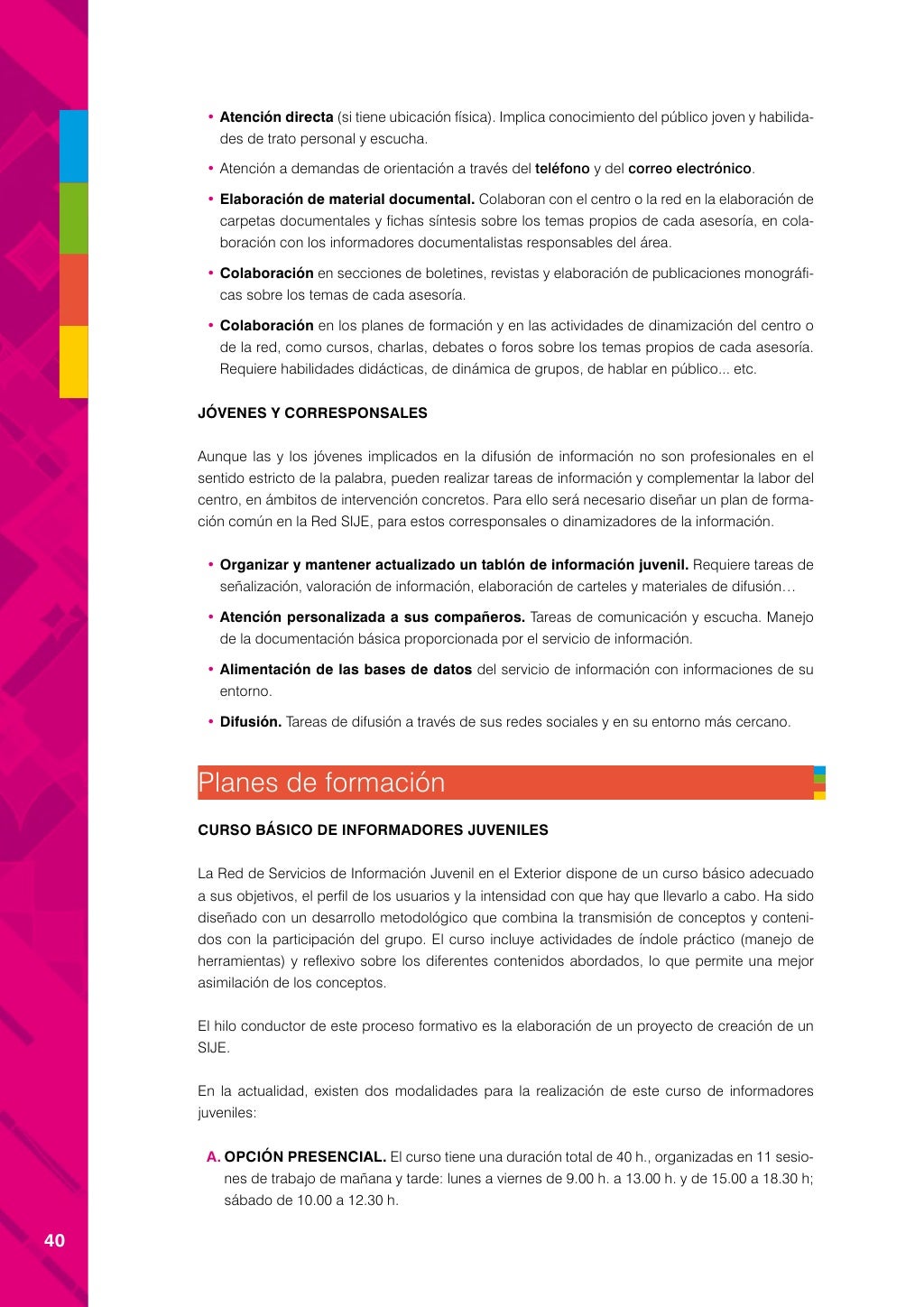 Guía para la creación de servicios de información juvenil