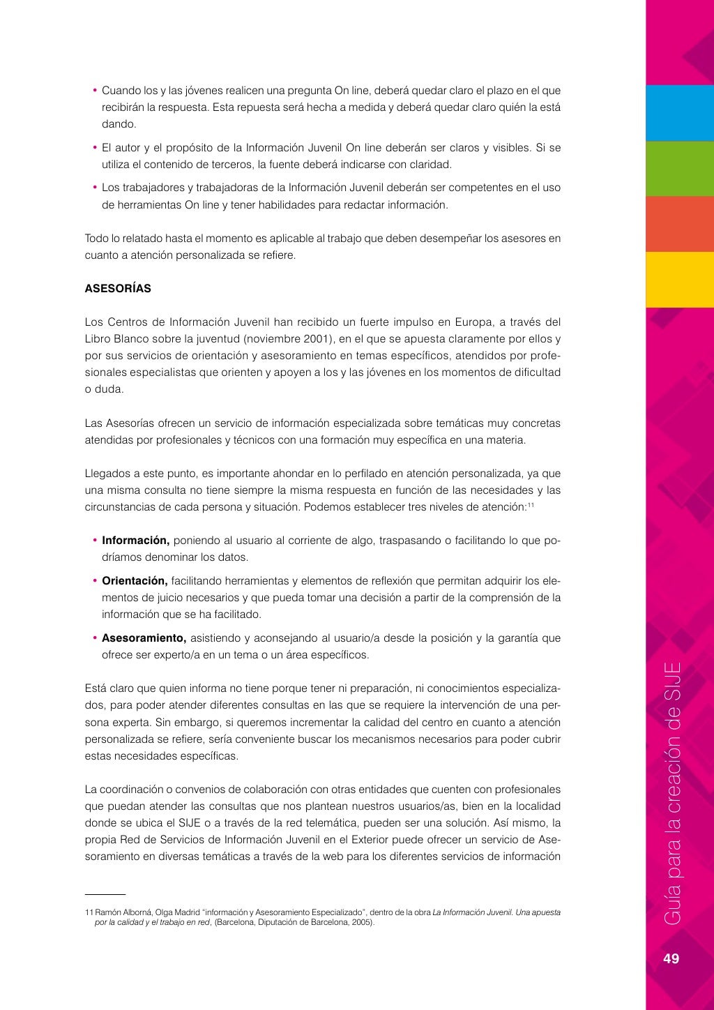 Guía para la creación de servicios de información juvenil