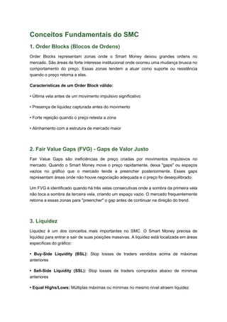 Guia Smart Money Concept - SMC para iniciantes | PDF