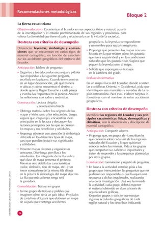 La tierra ecuatoriana
                                             Objetivo educativo: Caracterizar al Ecuador en sus aspe...