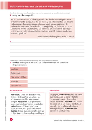 Describe los deberes que tienen las autoridades en el servicio y la atención de las necesidades de la comunidad.

        ...