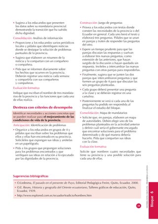 Sugiera a los educandos que presenten               Construcción: Juego de preguntas
 los datos sobre su mandatario provin...