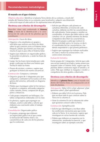 El mundo en el que vivimos
Objetivo educativo: Identiﬁcar al planeta Tierra dentro de su contexto, a través del
estudio de...