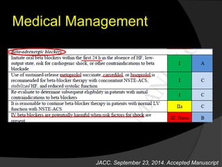 2014 AHA/ACC Guideline for the Management of Patients With Non–ST ...