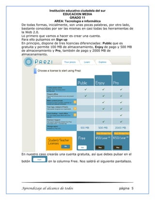Guia tecnología e informática grado once segundo periodo | PDF