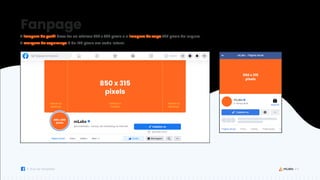 10
Guia de Templates
Fanpage
A imagem de perfil deve ter no mínimo 320 x 320 pixels e a imagem de capa 720 pixels de largura.
A margem de segurança é de 140 pixels em cada lateral.
850 x 315
pixels
850 x 315
pixels
visível no
desktop
visível no
mobile
visível no
desktop
800 x 800
pixels
 