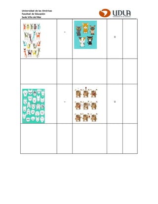 Universidad de las Américas
Facultad de Educación
Sede Viña del Mar
-
=
- =