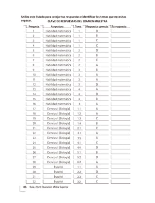 GuÍa Prepa UNAM 2020