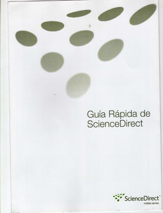 Guia uso ScienceDirect
