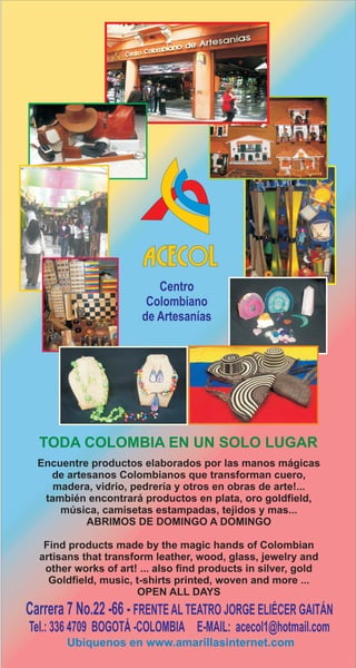Centro
 Colombiano
de Artesanías
 