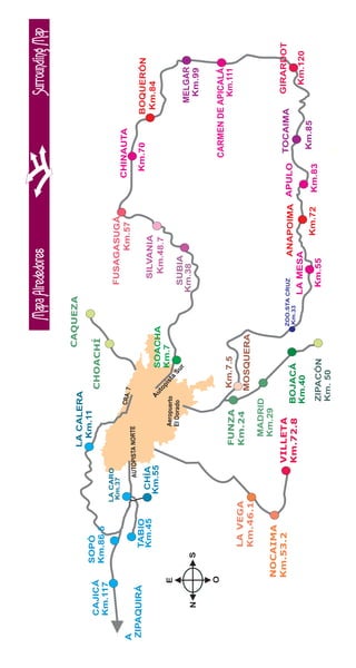 CAJICÁ
Km.117




                   MELGAR


         CARMEN DE APICALÁ
                    Km.111
 