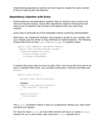 Guice | PDF