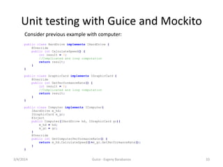 Guice - dependency injection framework | PDF