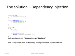 Guice - dependency injection framework | PDF