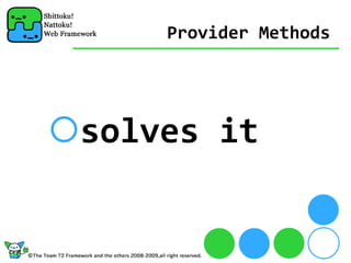 Provider Methods




solves it
 