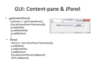 Gui component | PPT