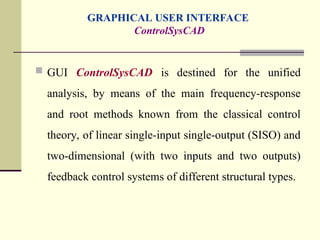 Linear and Nonlinear Multivariable_GUI_ControlSysCAD_Part_1.ppt