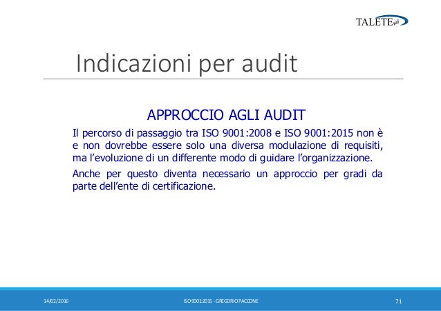 Guida Iso 9001 2015