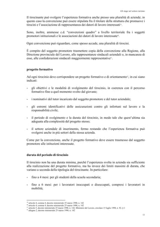 Guida agli stage nel settore turistico