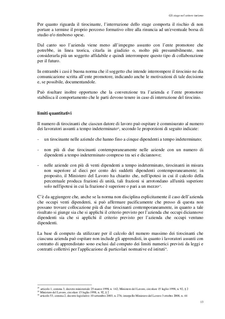 Lettera Di Dimissioni Stage