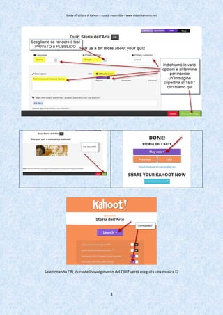 Guida a kahoot | PDF