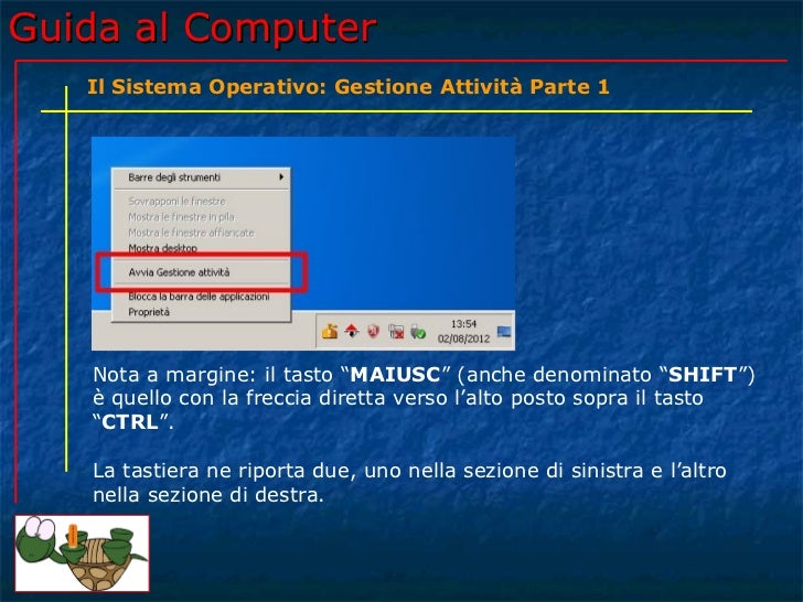 Guida al computer Lezione 66 Il Sistema Operativo Gestione Attiv… Guida al computer Lezione 66 Il Sistema Operativo Gestione Attiv…